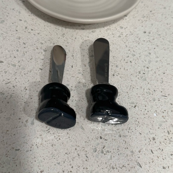 Vintage Hallmark Christmas Snowman Cheeseball Dish, Spreader Serving Dish - Picture 3 of 8